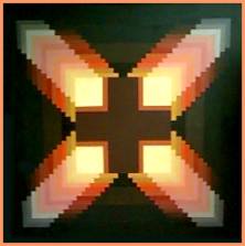 'Cross' - acrylic painting
